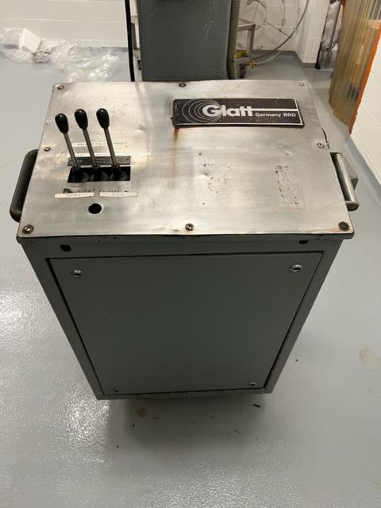 Asset 106 - Glatt WSG-120 Stainless Steel Fluid Bed Dryer, serial#2671, 3 phase, 220/380 volts. ( - Image 9 of 11