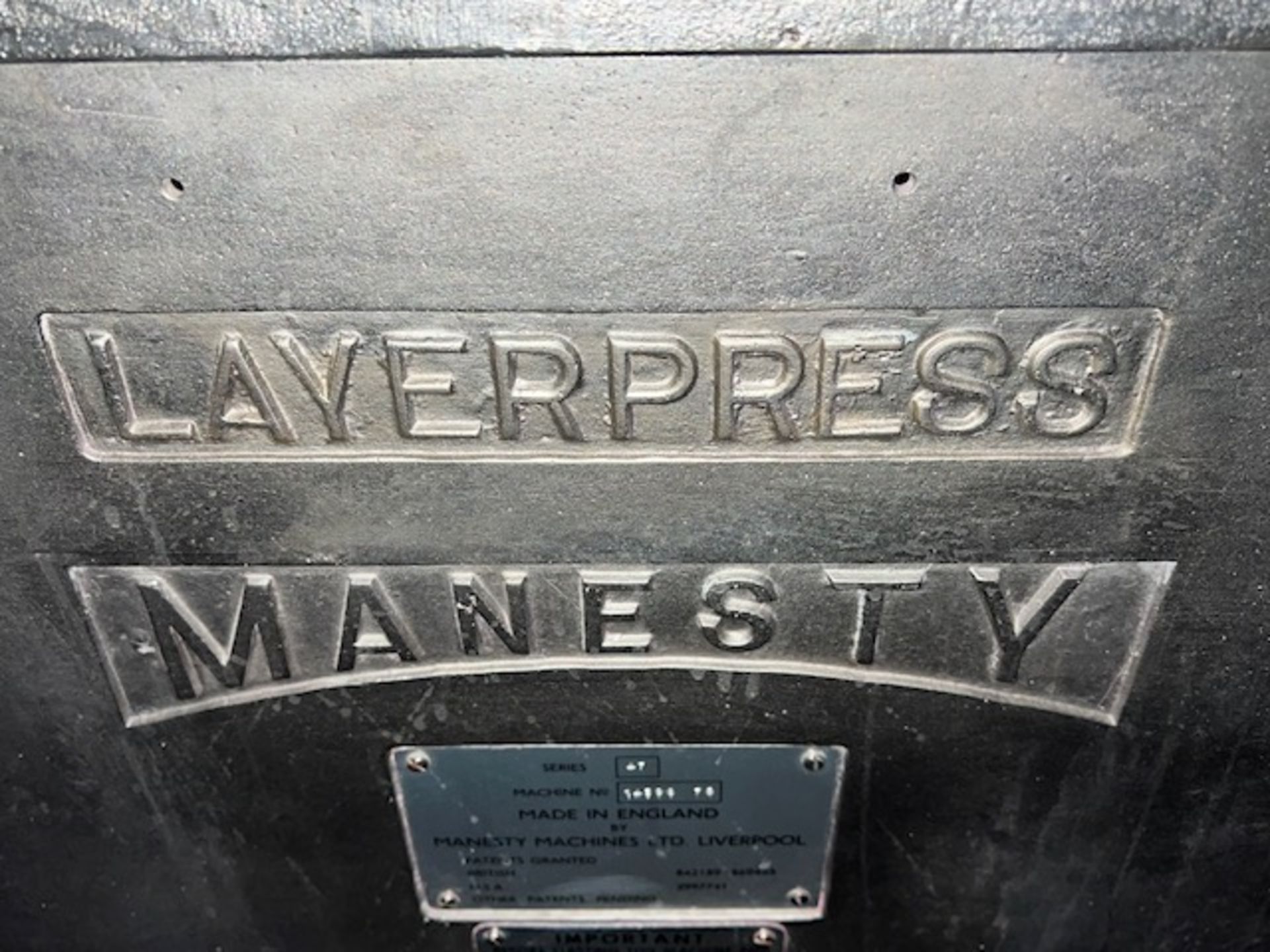 Asset 278 - Manesty Layerpress 47-station Rotary Tablet Press, dual hoppers with force feeders, - Image 9 of 9