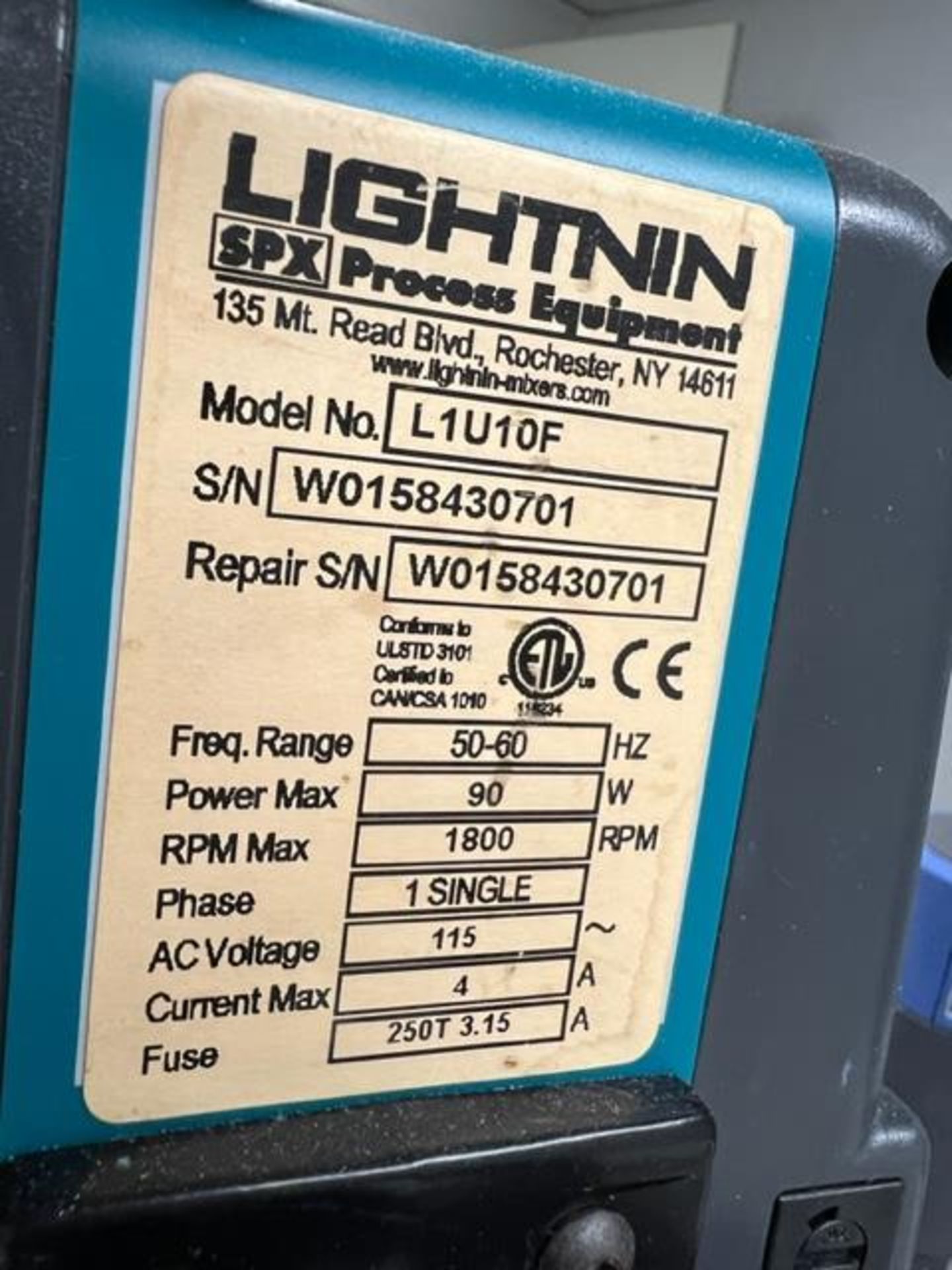 Asset 275 - Lightnin Labmaster Table top mixer with 4" diameter propellor. $80.00 Packed in Double - Image 4 of 4