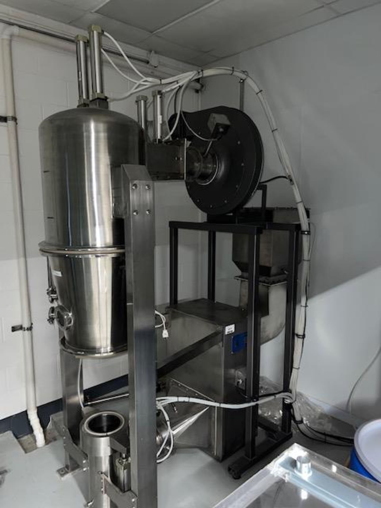 Asset 244 - Changzhou 5-Kg Stainless Steel Fluid bed dryer with electrically heated coil, blower, ( - Image 2 of 5