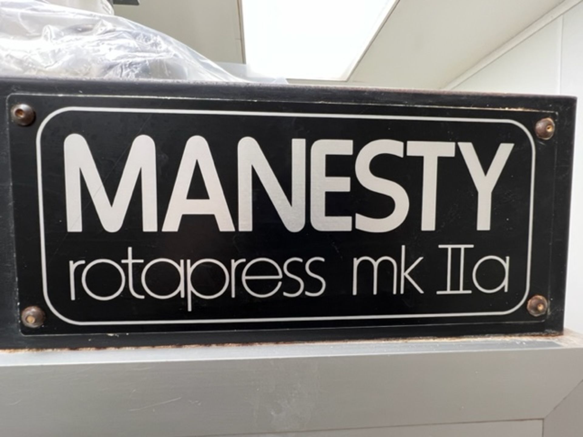 Asset 170 - Manesty Rotapress MKIIA 61-Station Rotary Tablet press with keyed head, Two hoppers each - Image 10 of 12