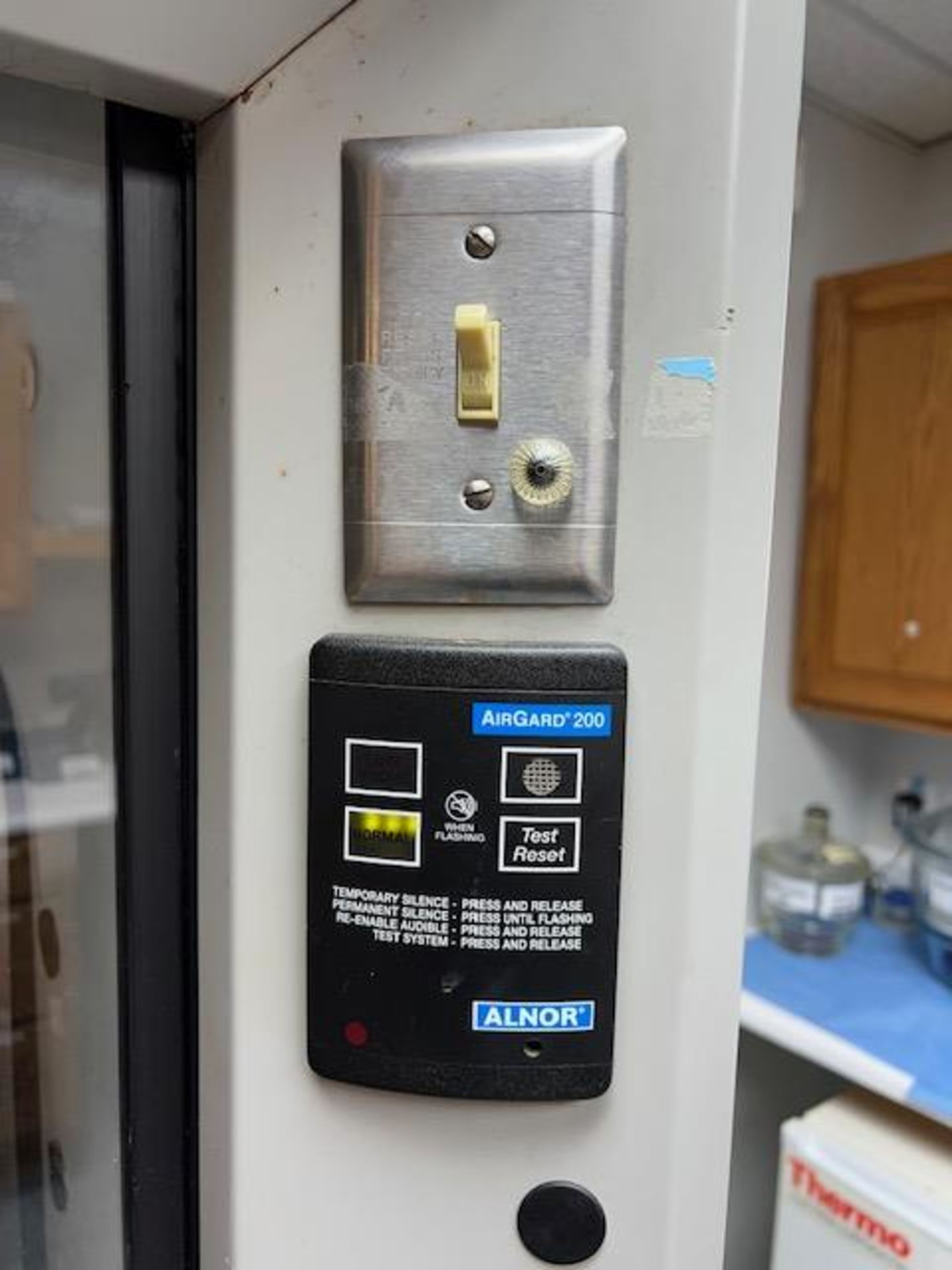 Asset 33 - Laboratory Design and Supply Fume Hood with AirGard 200 security system. External - Image 4 of 5