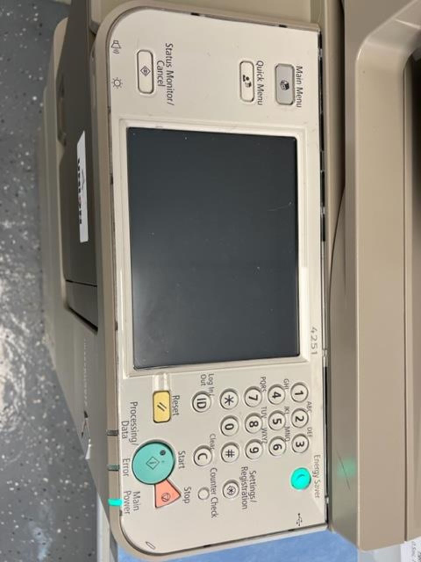 Asset 4 - Canon Image Image Runner Advance Copier. Serial#2100C111037510. $275.00 Packed in - Image 4 of 6