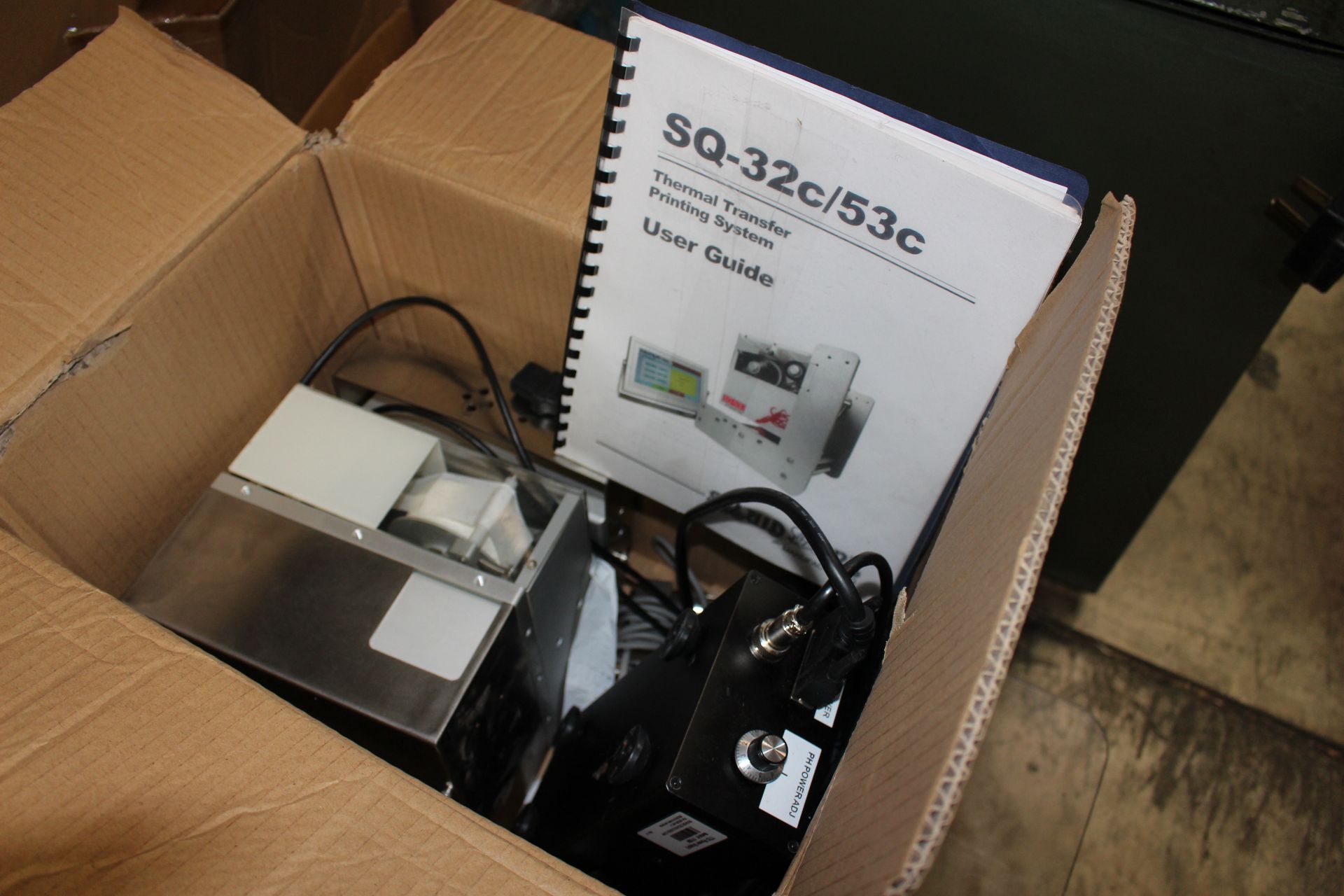 Asset 44 - Squid Ink model SQ-32C/53C Thermal Transfer Printer, Rigging $25