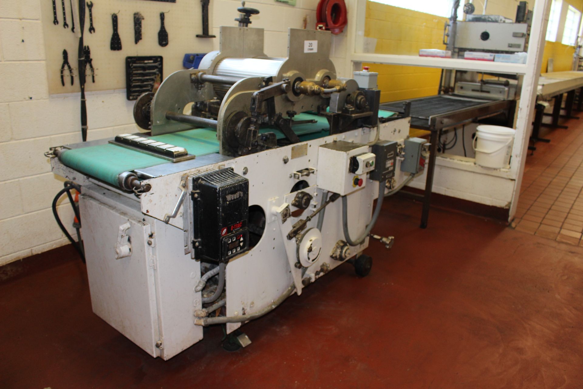 Asset 20 - Werner Lehara 16" Wire-Cut Candy Extruder with hopper, jacketed rollers with