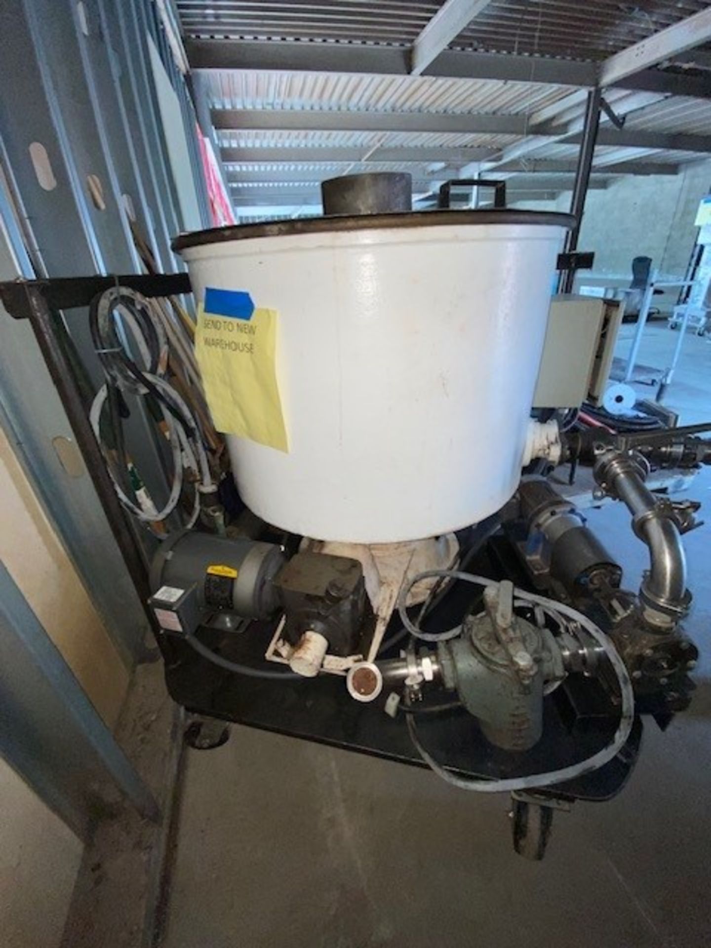 National Equipment 500lb mild steel chocolate melter with agitator, water jacket with immersion - Image 3 of 5