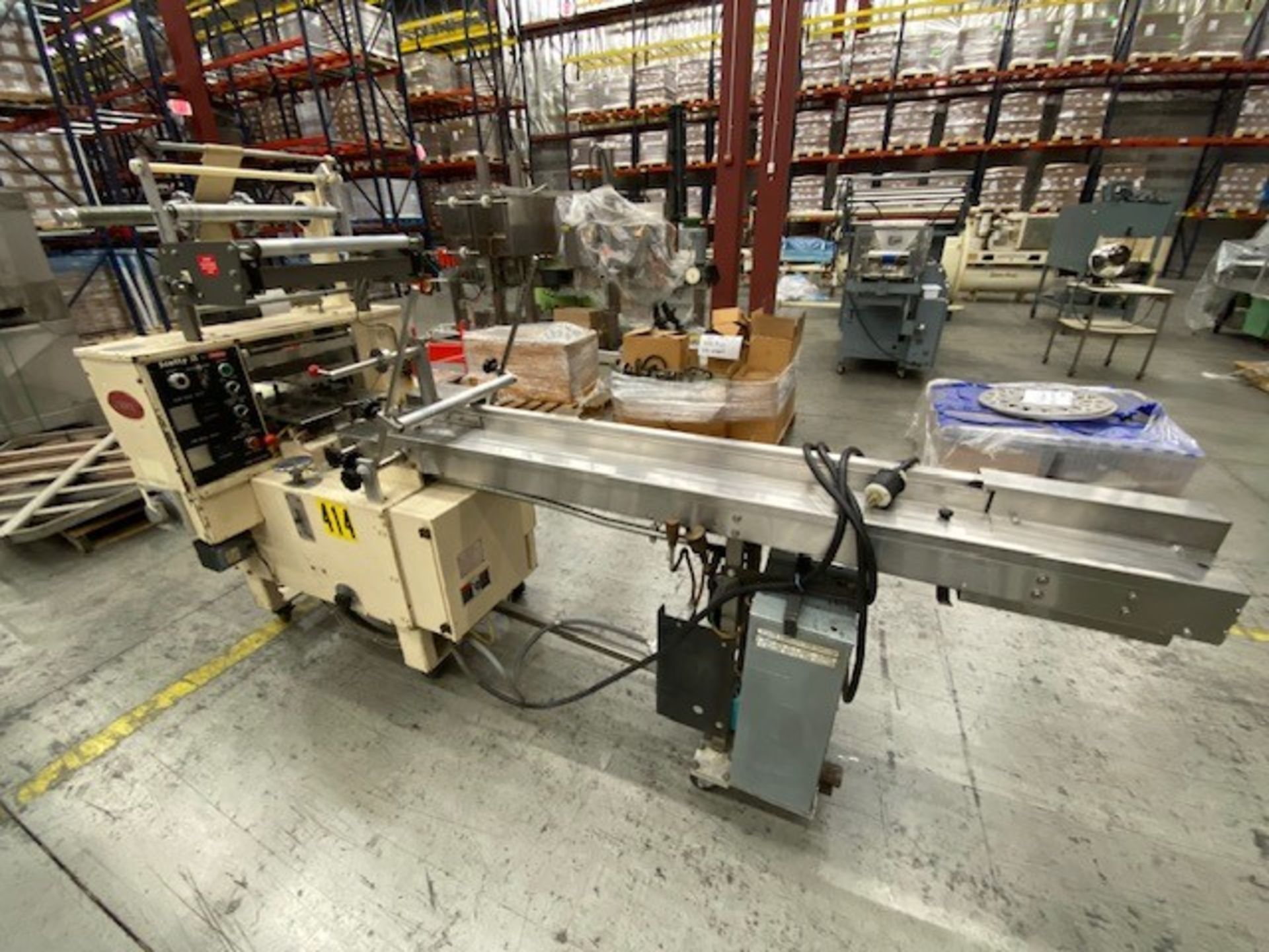 Doboy Scott II horizontal flow wrapper serial number 8723953 built new in 1987 with 1-up cutting - Image 5 of 5