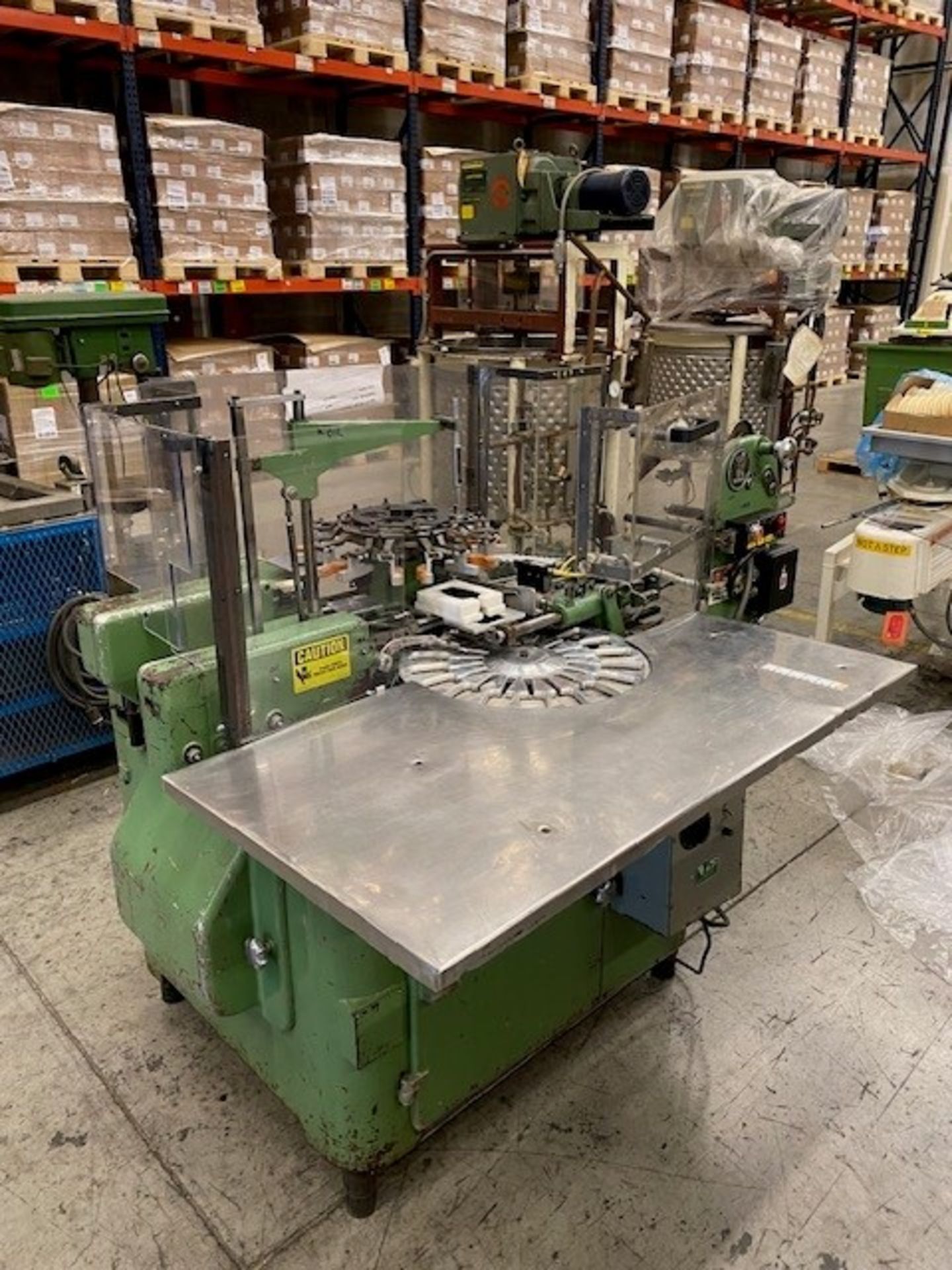 Rasch model RU-E foil wrapper serial number 3232 built new in 1980 with a pallet of parts set for - Image 2 of 3