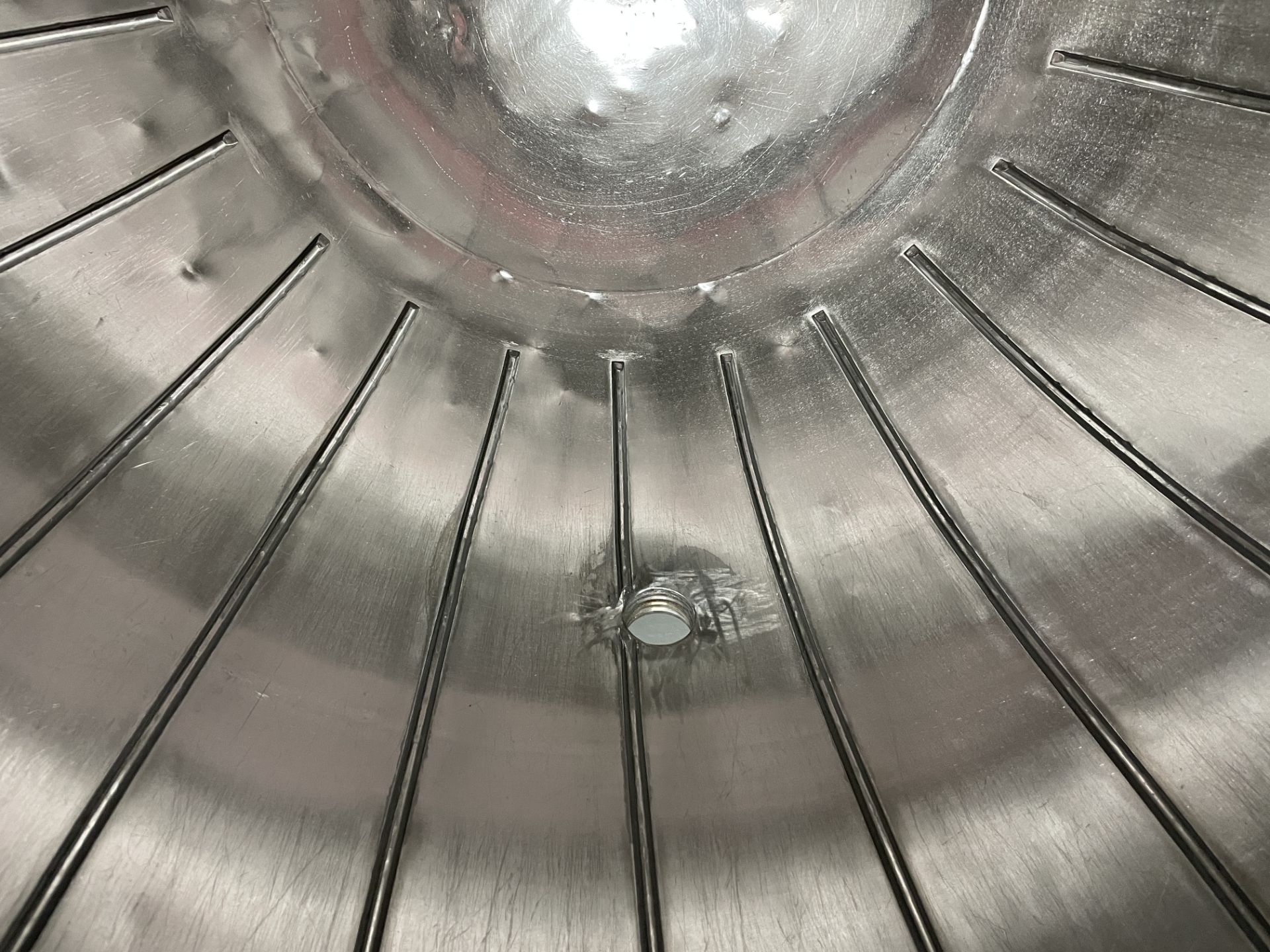 Asset 161 - Stainless Steel 42" Diameter Coating Pan with welded ribs, 40" deep x 25.5" diameter - Image 4 of 5