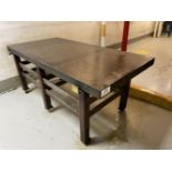 Thomas Mills 3 x 6 Ft Steel Water Cooled Table ~ Location: Metuchen, NJ, US ~ Rigging: $0.00 Loading