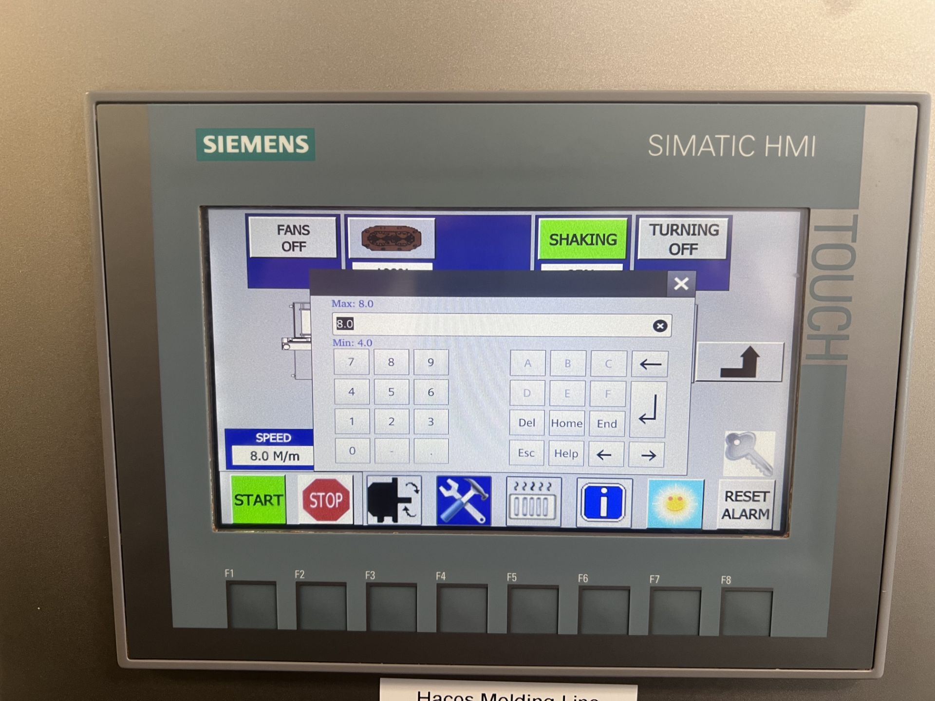 Hacos HML 480S Chocolate Molding Line. Serial number 1618-2015 (Built new in 2015) Flood and - Image 18 of 18