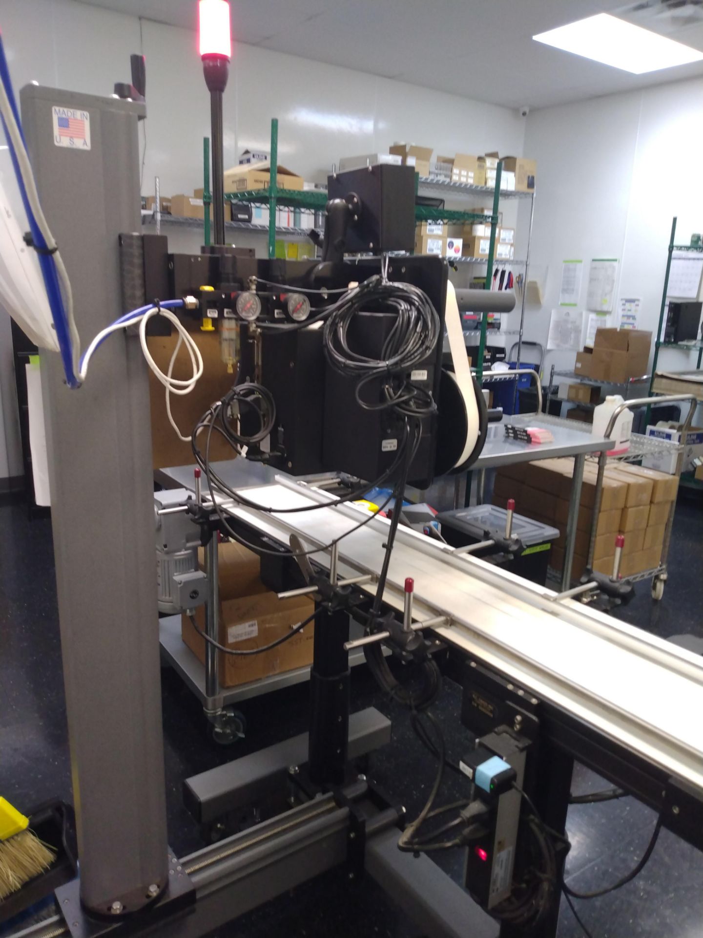 Panther P5C Print & Apply Labeler System for Cartons. Includes integrated RL Craig conveyor and - Image 3 of 6