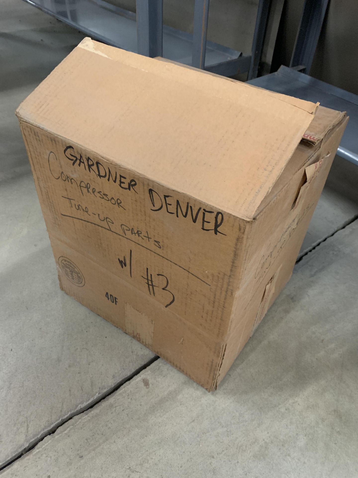 GARDNER DENVER 20 HP Air Compressor w/ Spare Parts - Image 11 of 15