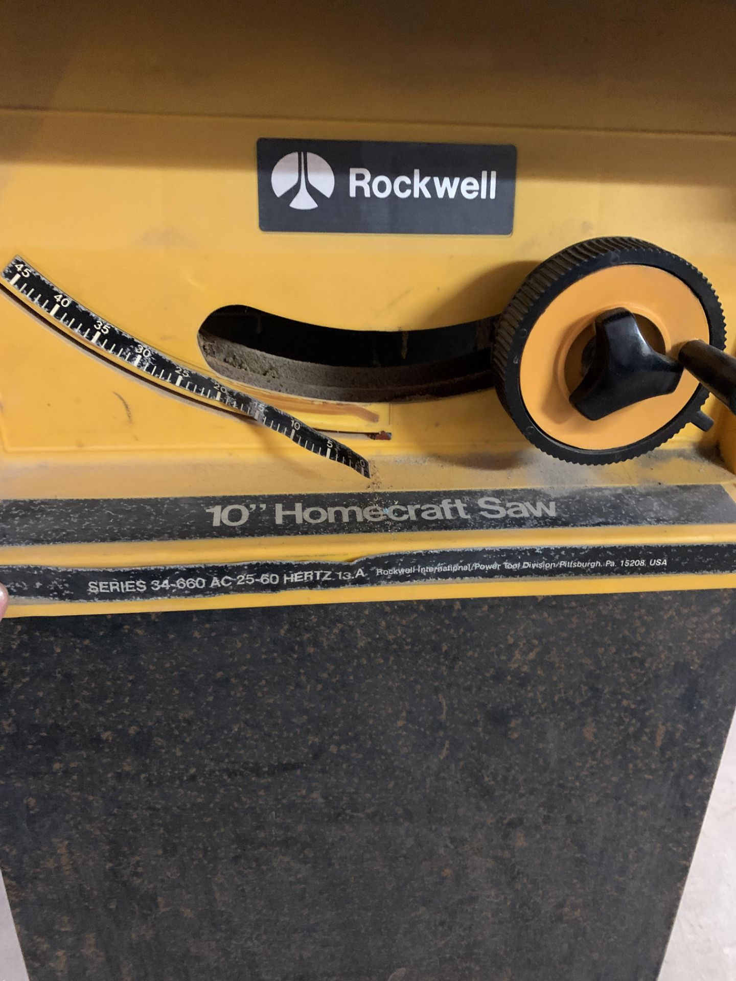 ROCKWELL 10" Homecraft Table Saw - Image 5 of 10