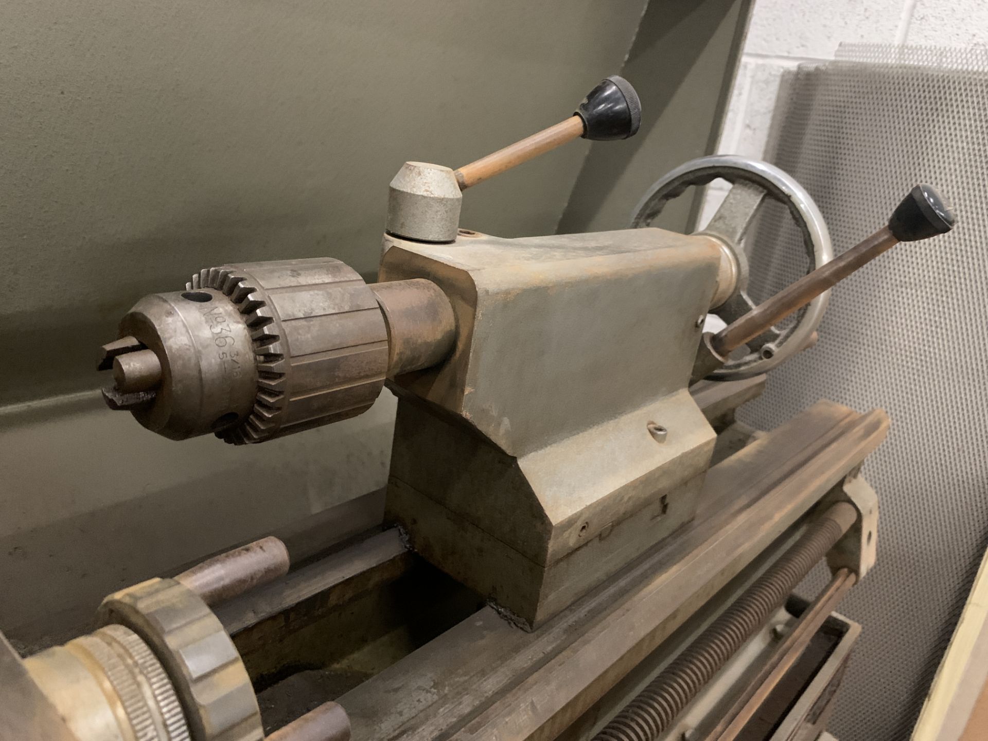 REPUBLIC 12 x 40 Engine Lathe w/ Tooling and Spare Parts - Image 9 of 28