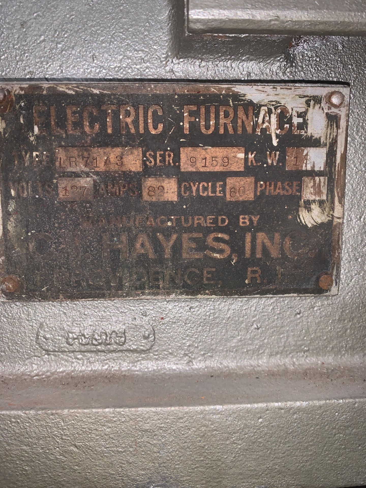 C.I HAYES Electric Heat Treat Furnace - Image 4 of 17