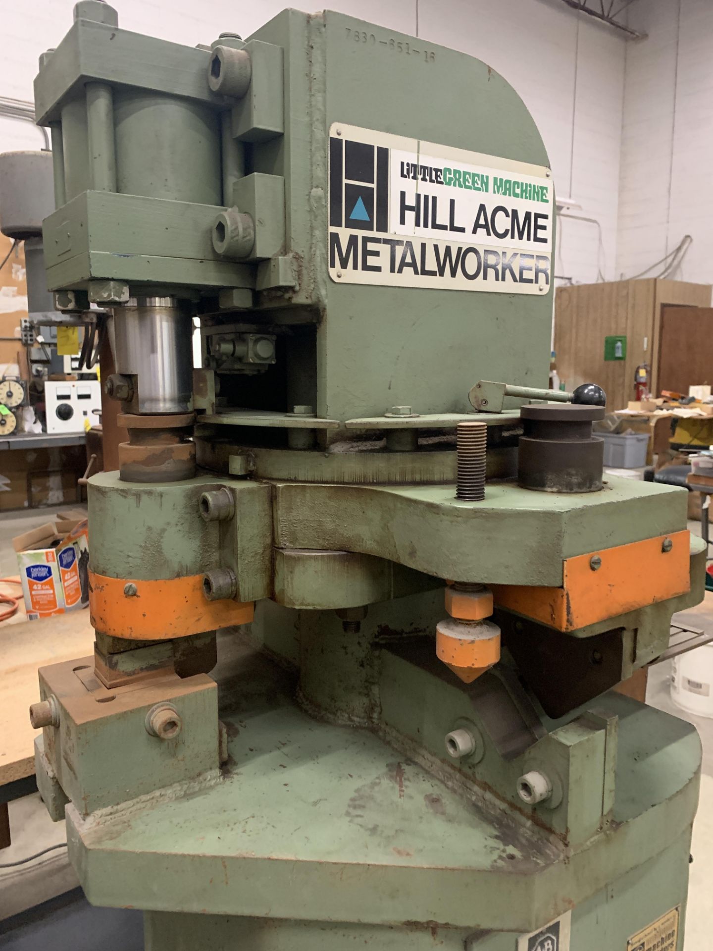 HILL ACME 30 Ton Metalworker w/ Punch Dies - Image 5 of 14