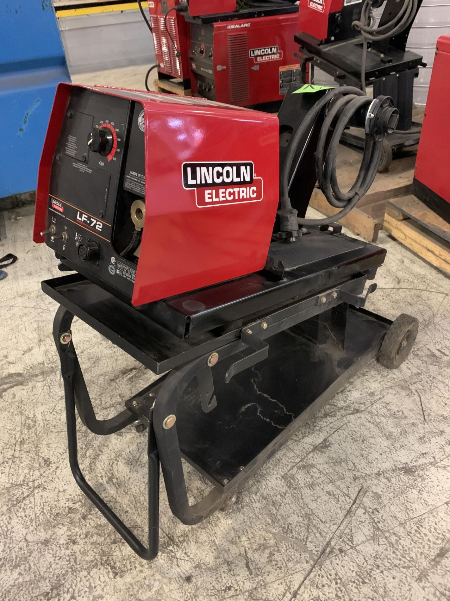 LINCOLN LF-72 Wire Feeder on Cart