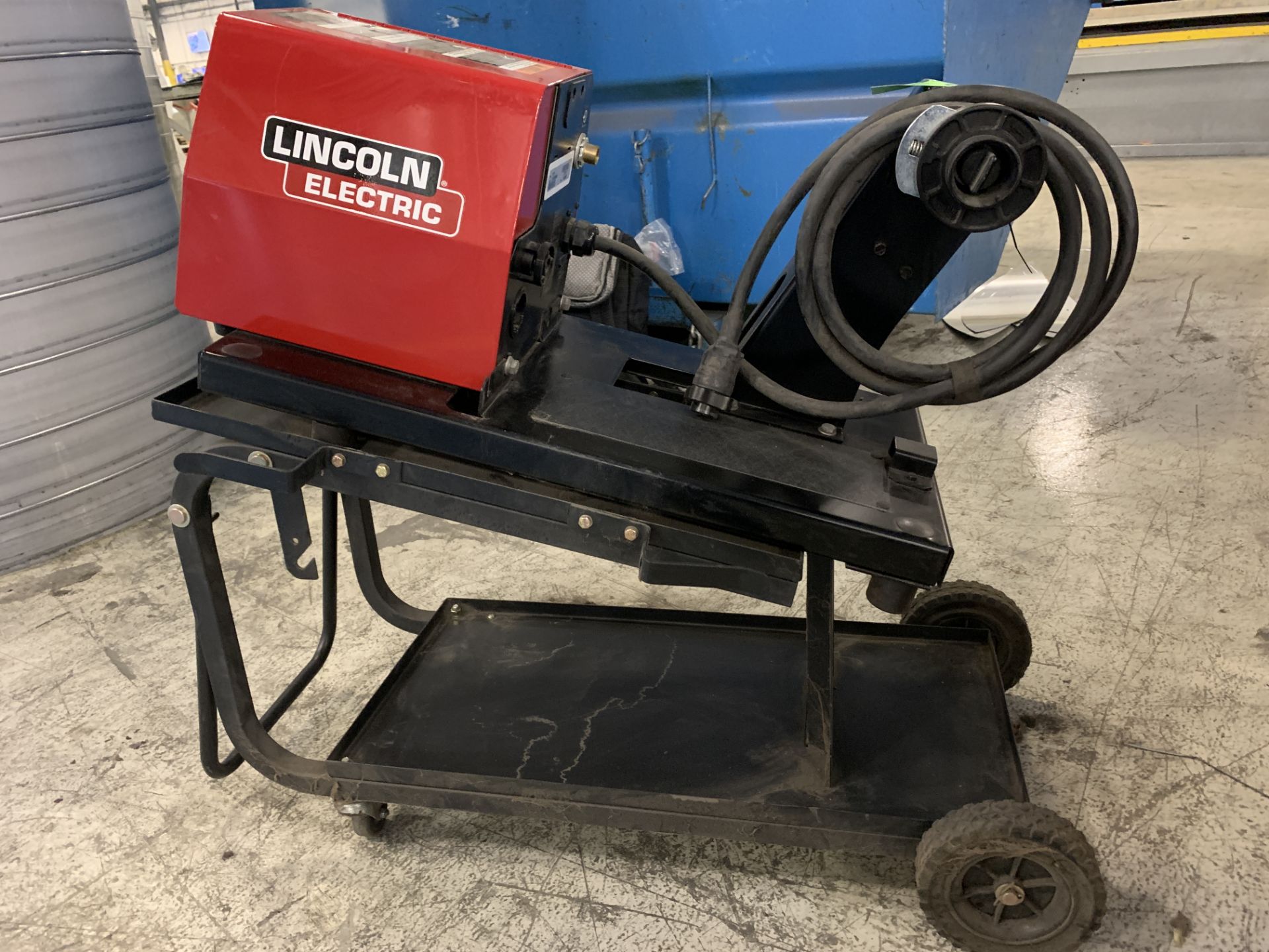 LINCOLN LF-72 Wire Feeder on Cart - Image 4 of 7