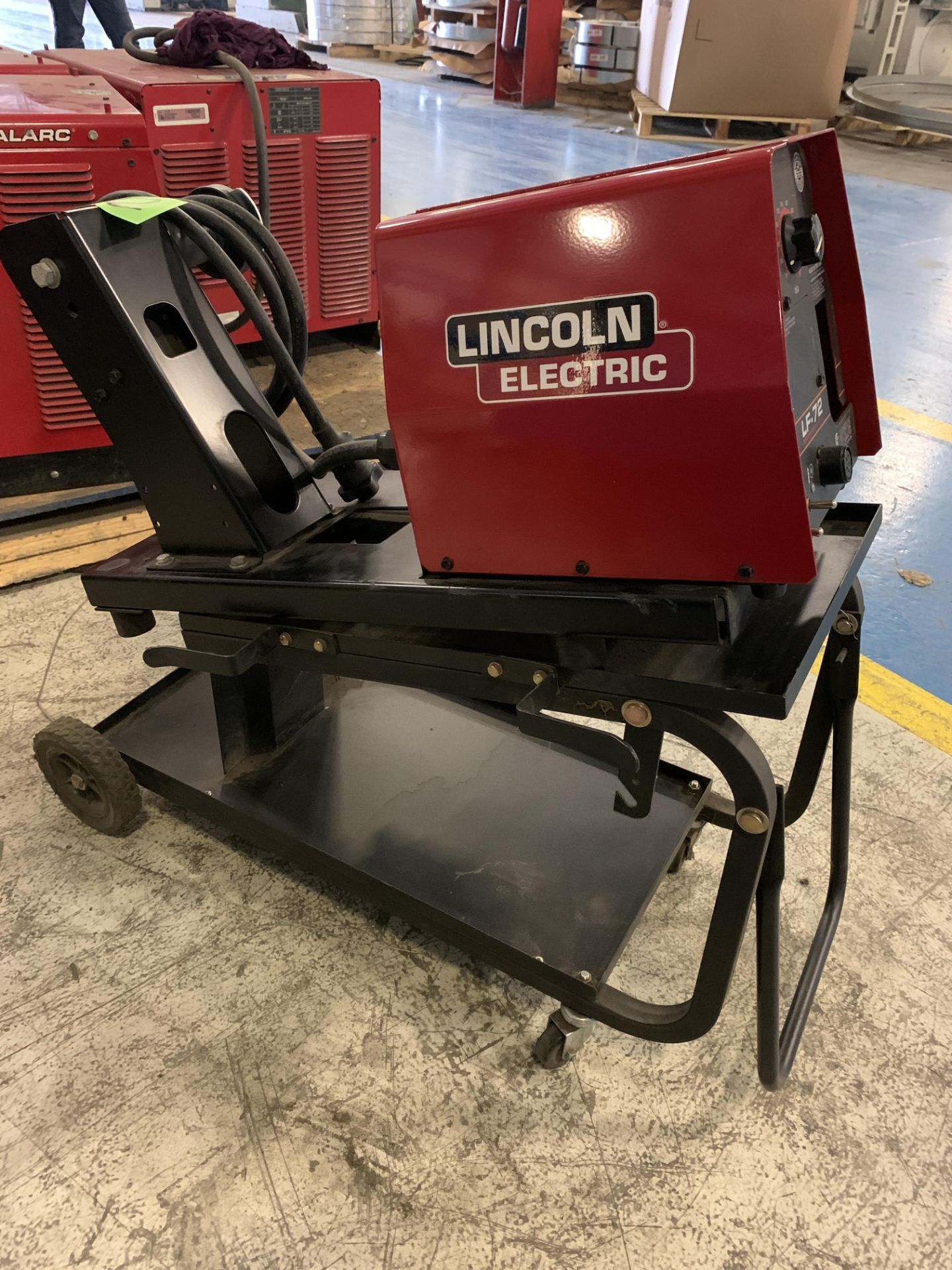 LINCOLN LF-72 Wire Feeder on Cart - Image 2 of 7