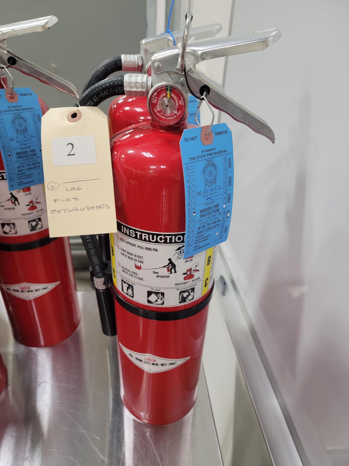 LARGE FIRE EXTINGUISHERS - Image 2 of 2