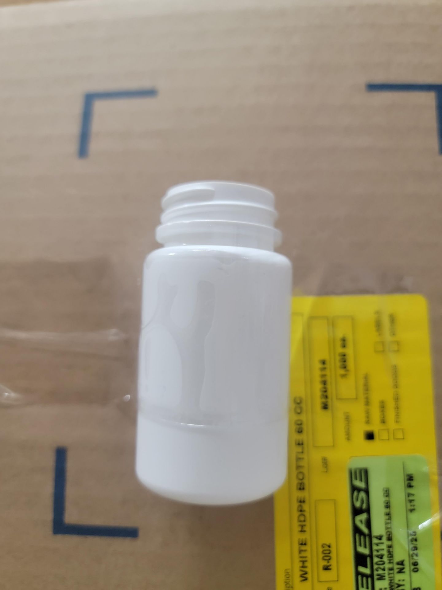 CASES OF WHITE HDPE BOTTLE 60CC 14X - Image 2 of 2