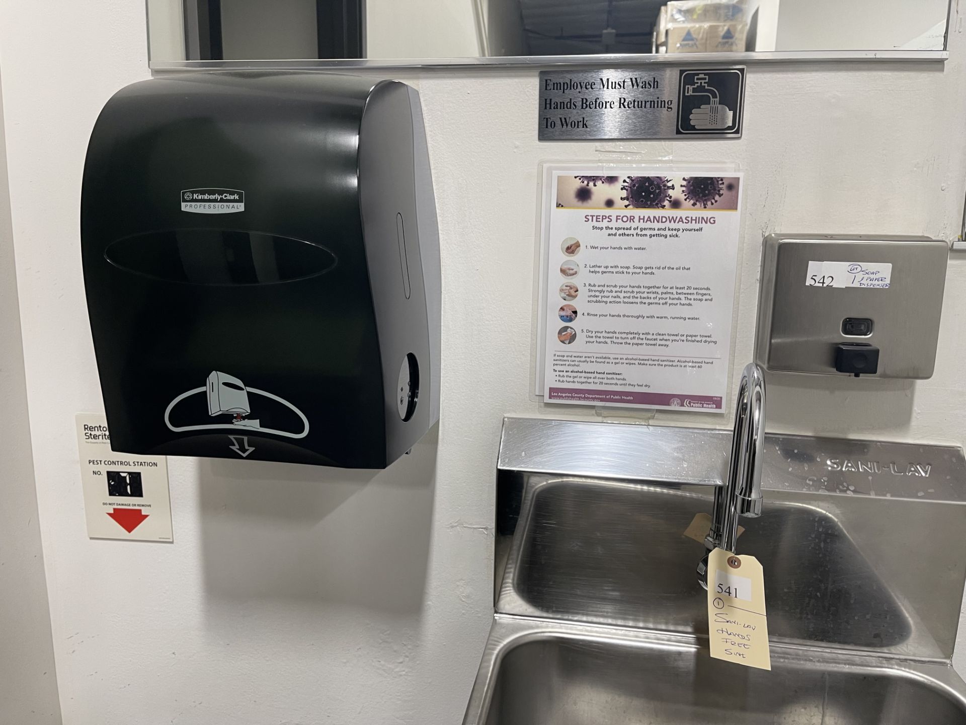 SOAP & PAPER DISPENSER