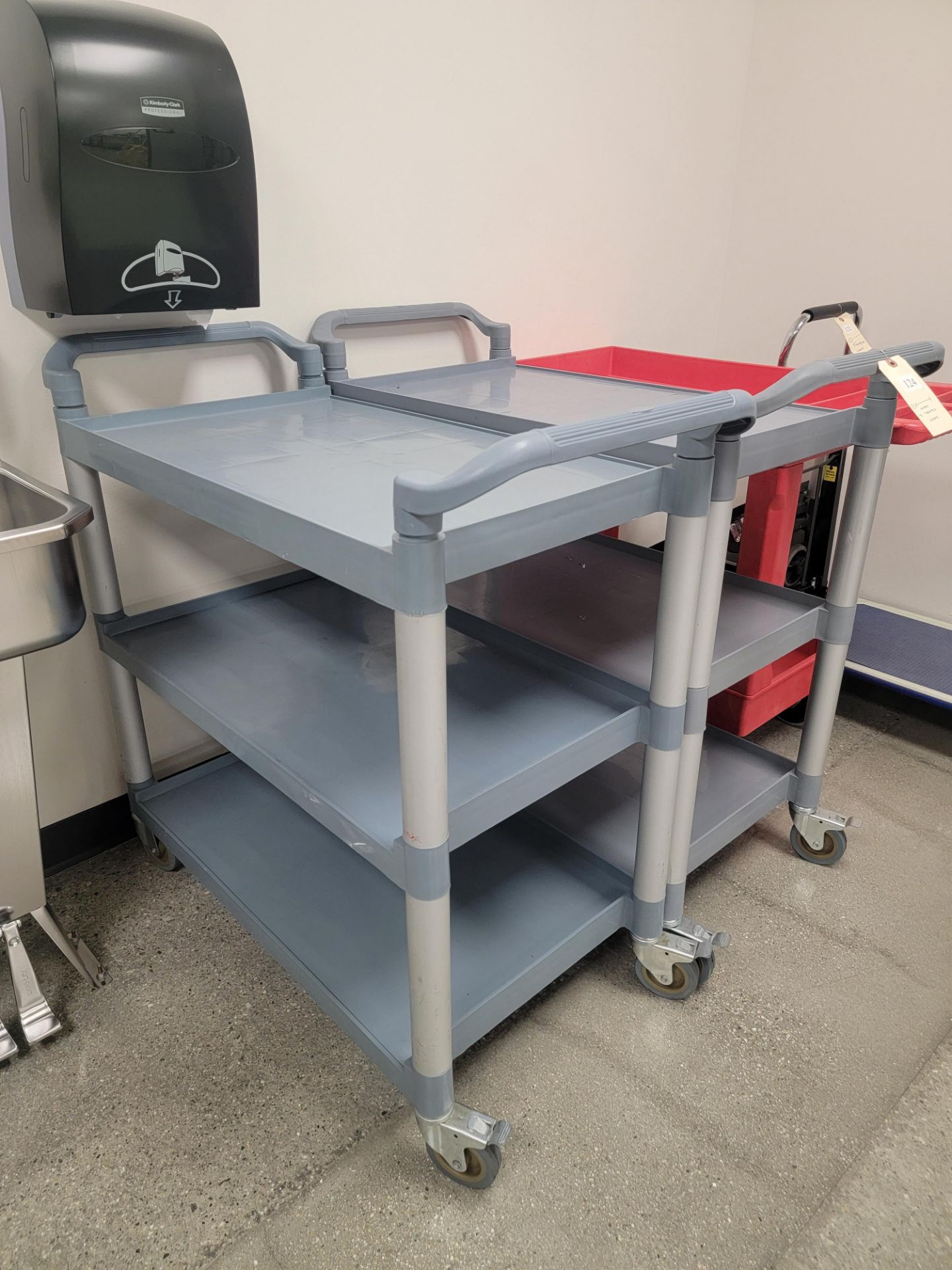 GREY 3 TIERED CARTS - Image 2 of 2