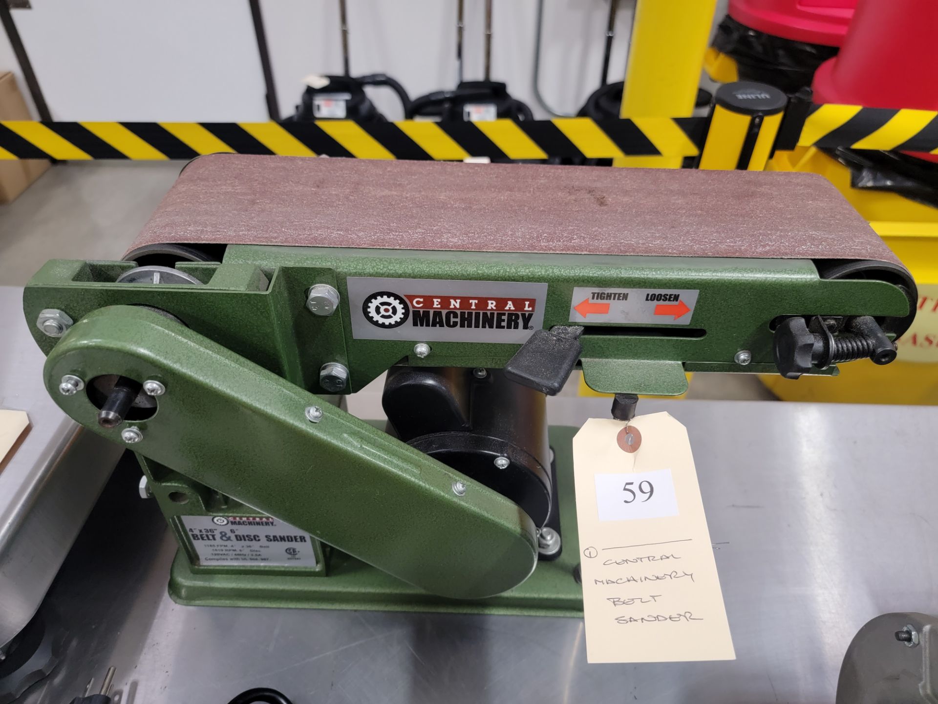 CENTRAL MACHINERY BELT SANDER