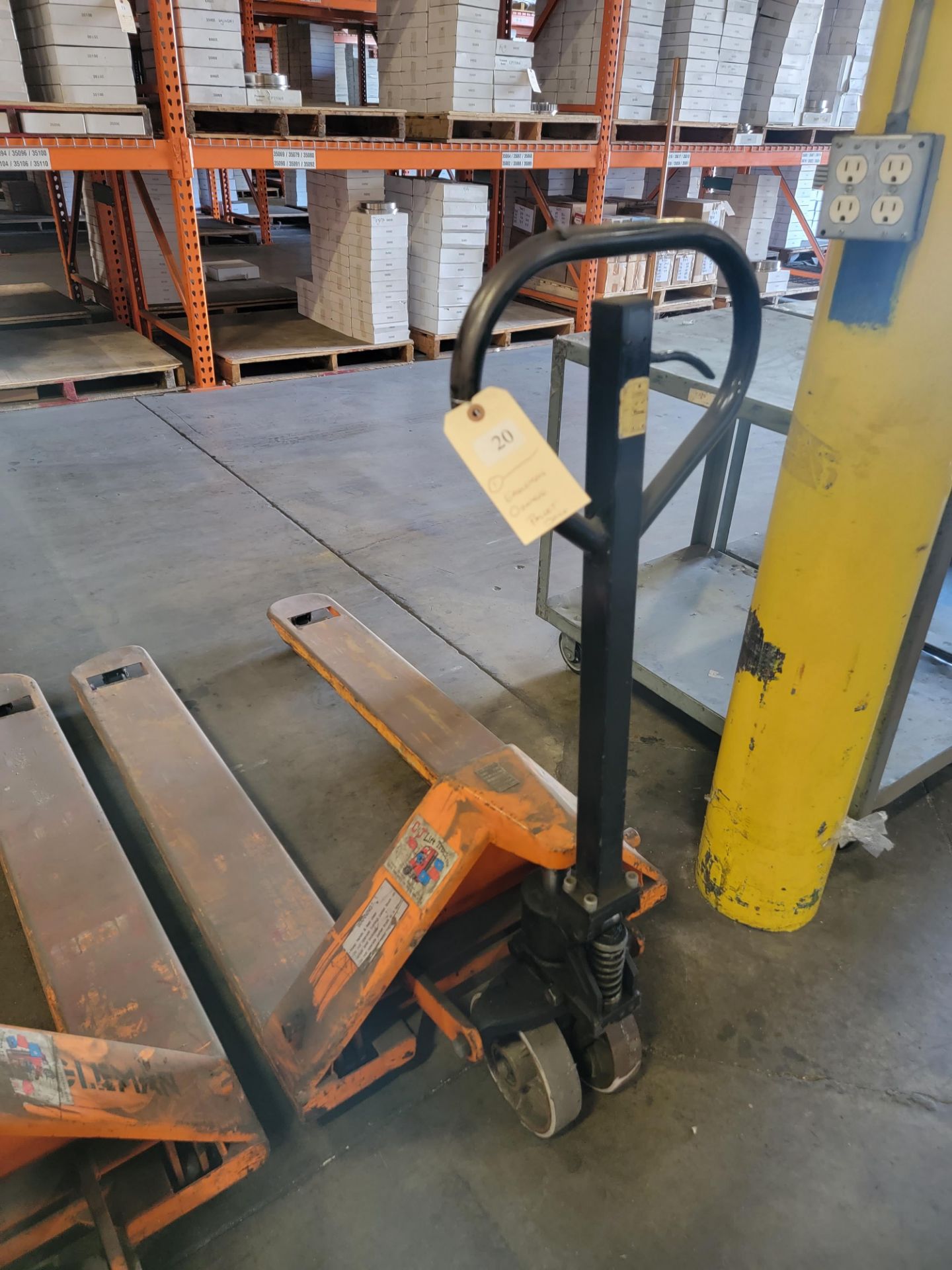 EAGLEMAN ORANGE PALLET JACK - Image 2 of 2