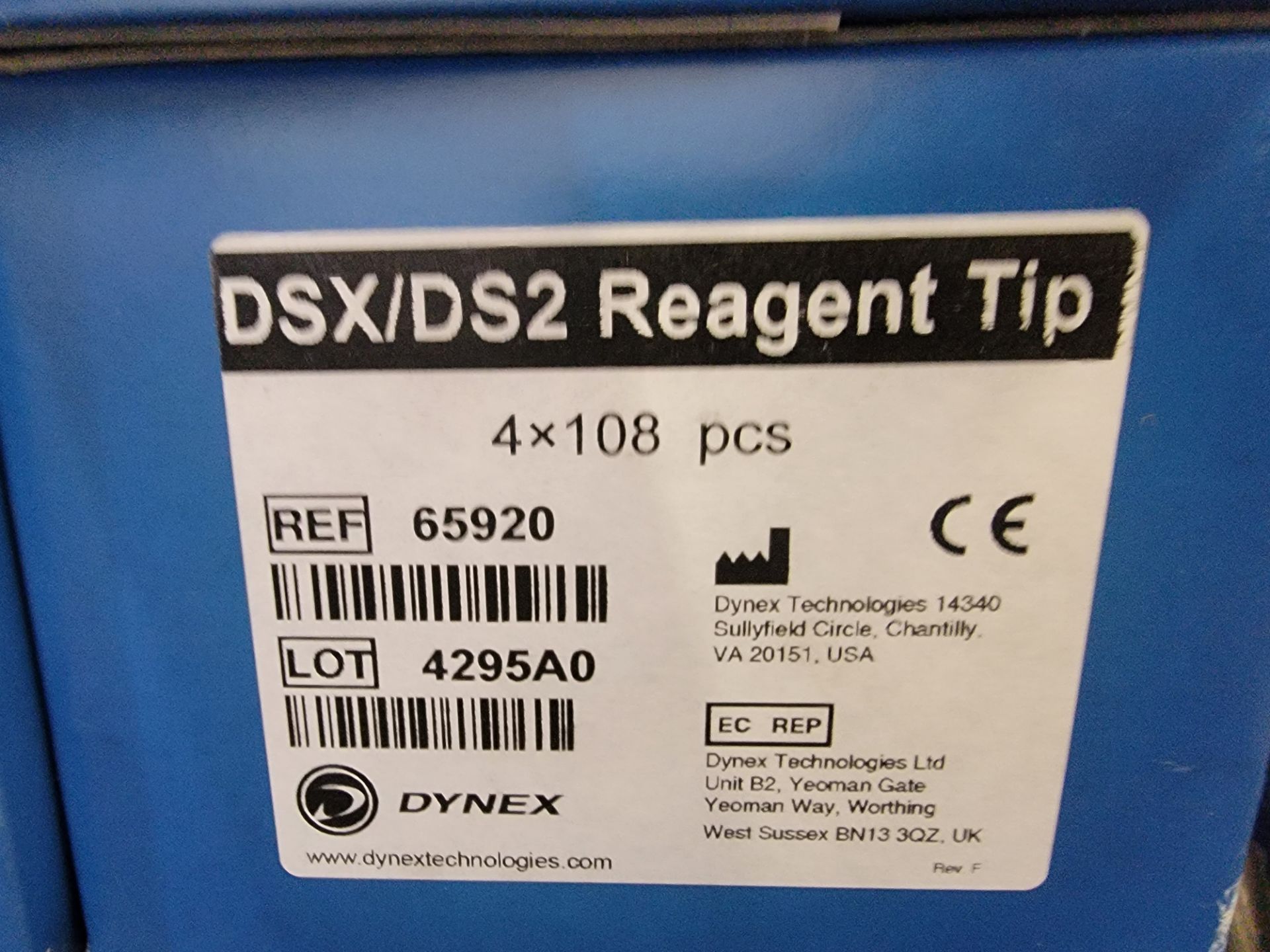 DYNEX DSX/DS2 REAGENT TIPS 11X - Image 3 of 3