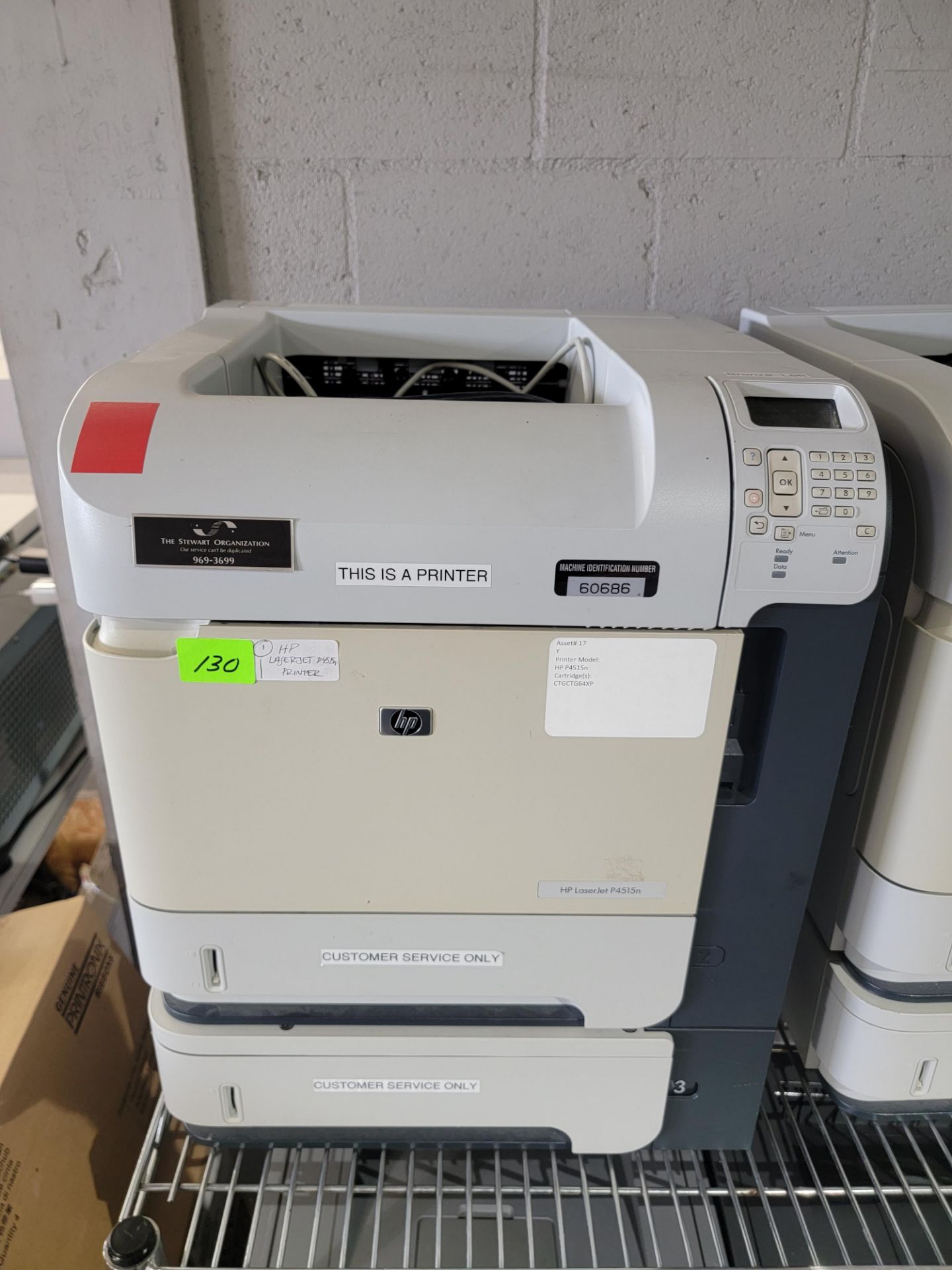 HP LASERJET P4515N PRINTER