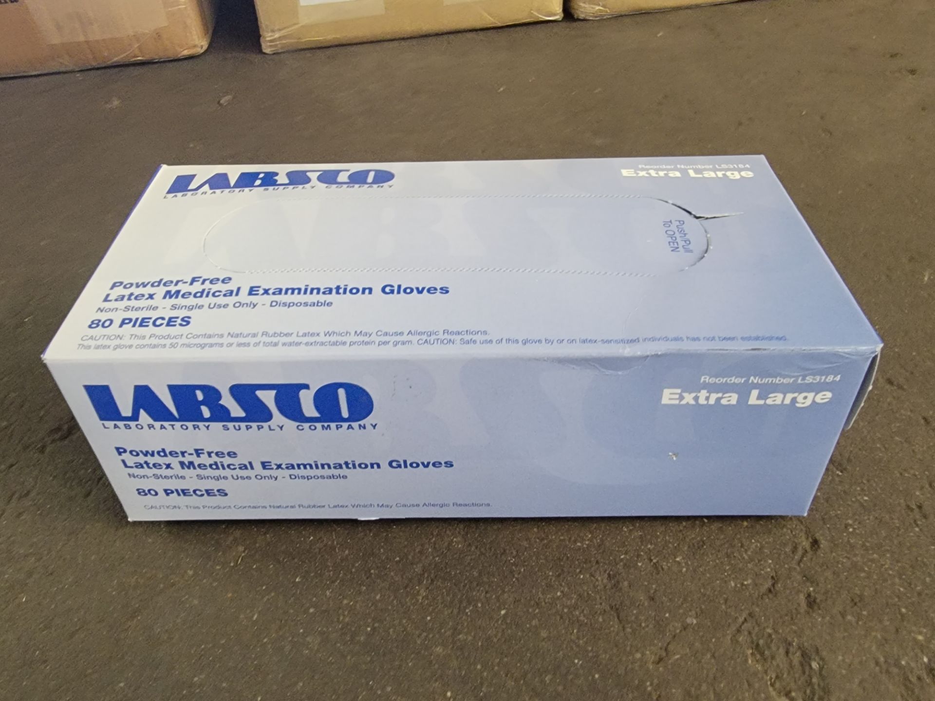 BOXES OF LABSCO LATEX MEDICAL GLOVES 4X - Image 2 of 2
