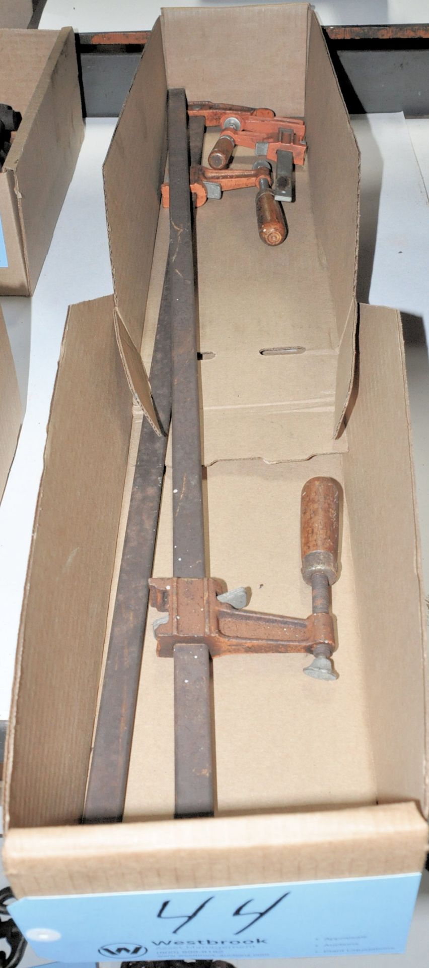 Lot-(2) Bar Clamps and (2) 12" C-Clamps in (2) Boxes - Image 2 of 2