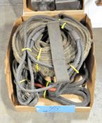 Lot-Cloth Straps and (1) Cable Sling in (1) Box