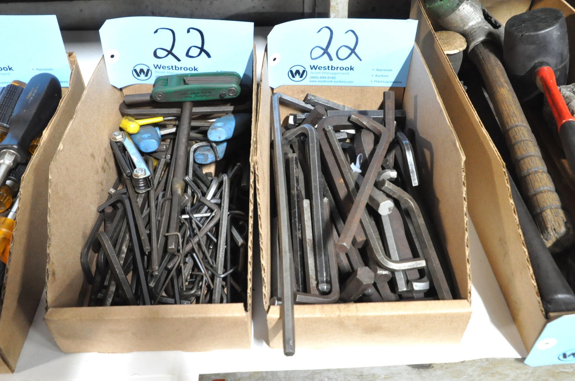 Lot-Allen Wrenches in (2) Boxes