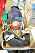 Lot-(2) Various Safety Harnesses in (2) Boxes, (1) with Miller MiniLite Retractable Fall Limiter