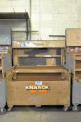 Knaack Rolling Job Box with (1) Shelf