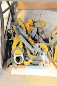 Lot-Safety Harnesses in (1) Box on Floor Under (1) Table