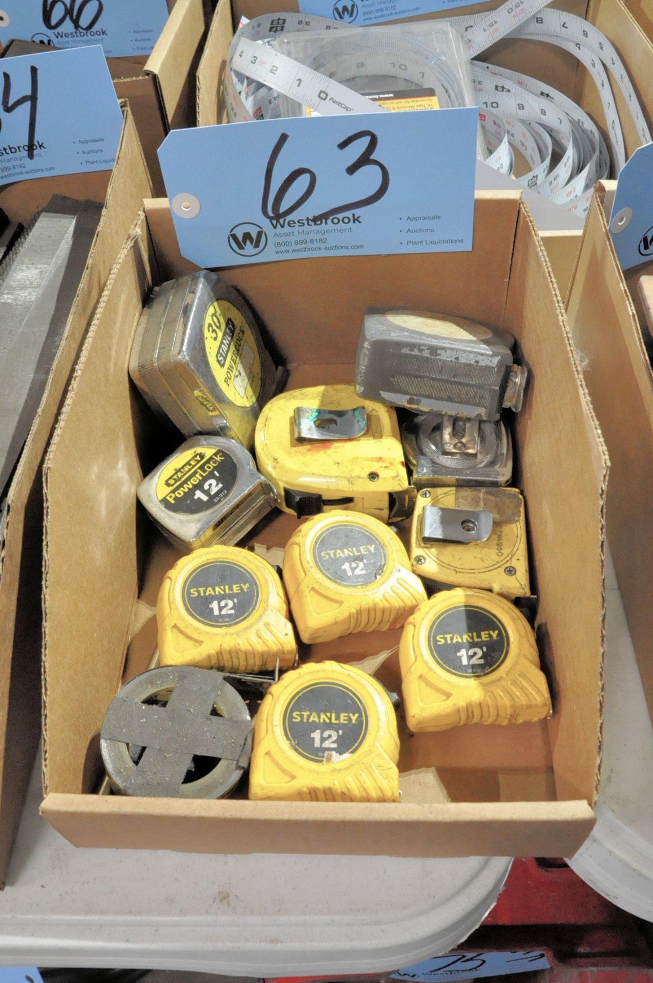 Lot-Tape Measures and Tape in (3) Boxes - Image 2 of 2