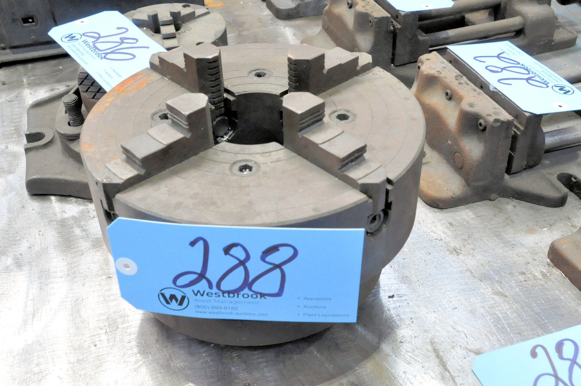 10" 4-Jaw Chuck with Face Plate