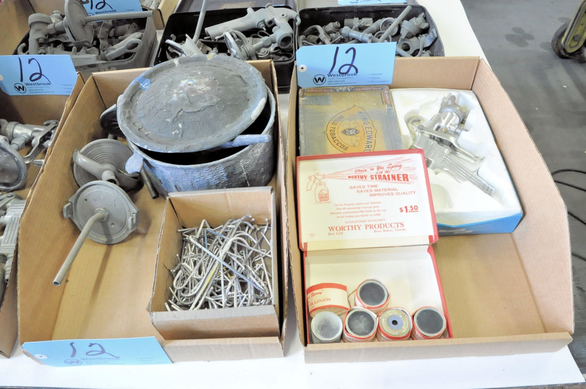 Lot-Pneumatic Paint Spray Guns, Strainers, Parts, Etc. in (6) Boxes - Image 2 of 5