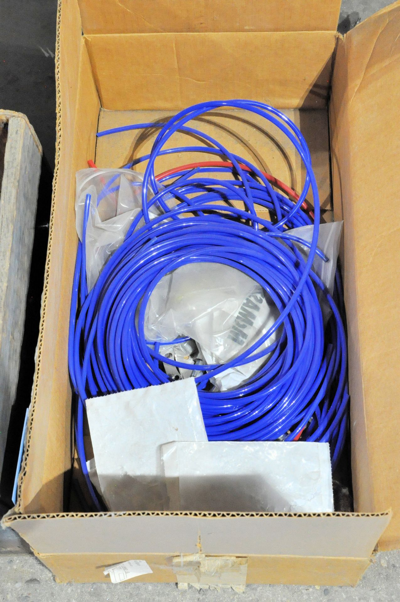 Lot-Stainless Steel Fittings, Valves, Plastic Tubing, etc. in (3) Boxes on Floor - Image 4 of 4