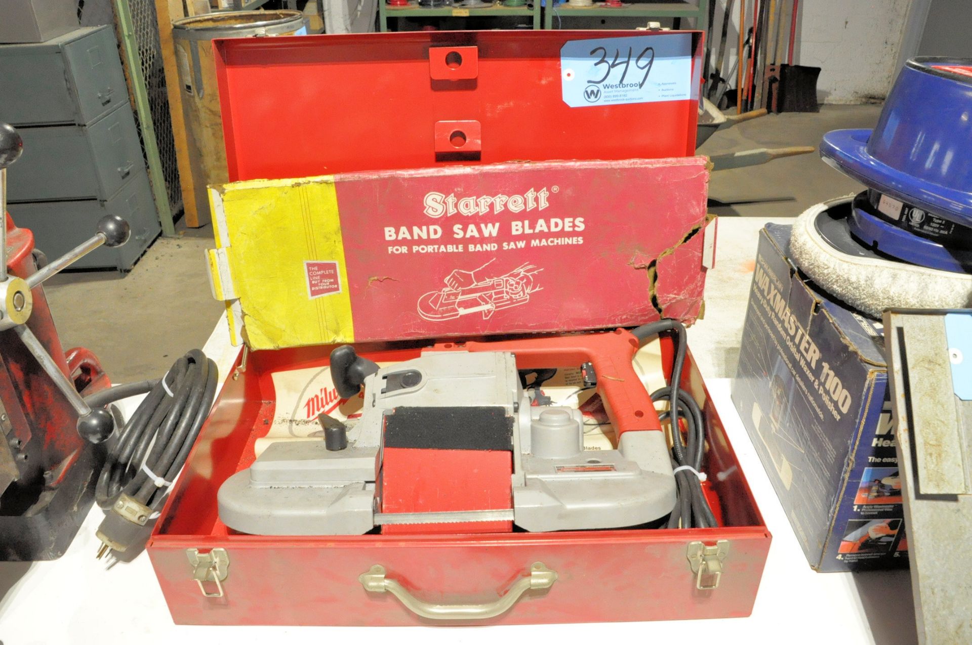 Milwaukee Cat. No. 6230, Hand Held Portable Electric Band Saw with Case