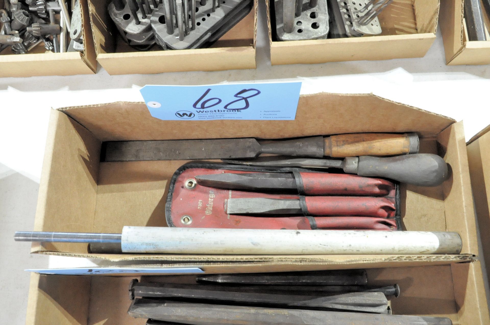 Lot-Chisels and Punches in (2) Boxes - Image 2 of 2