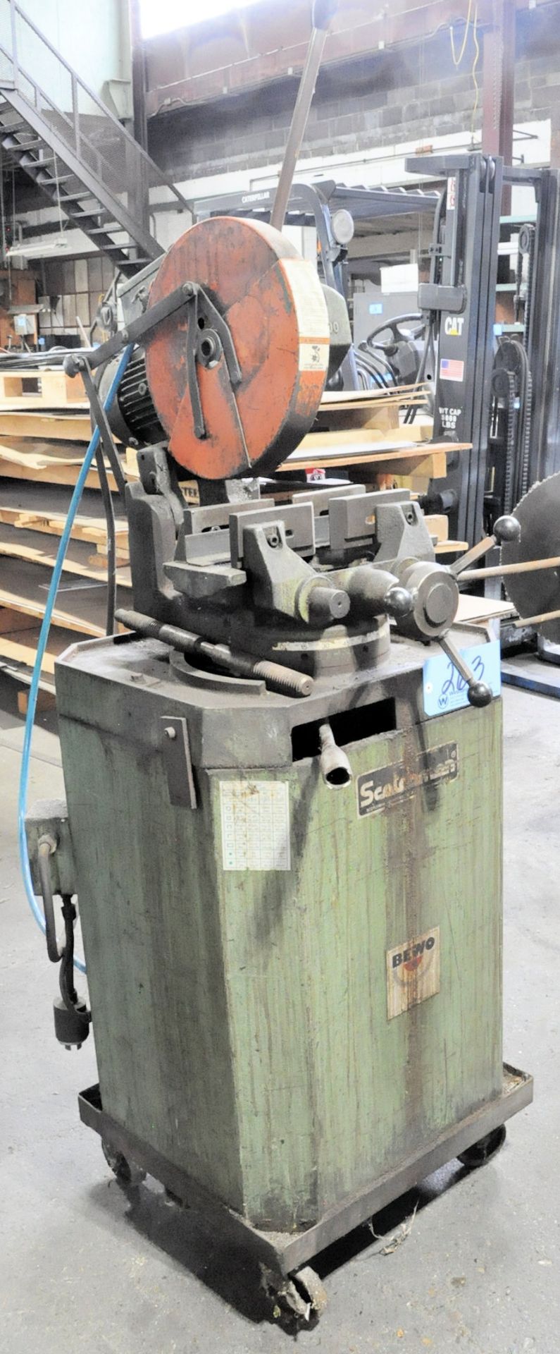 Scotchman Bewo Model 350-14" LT, 14" Cold Saw, Cabinet Based