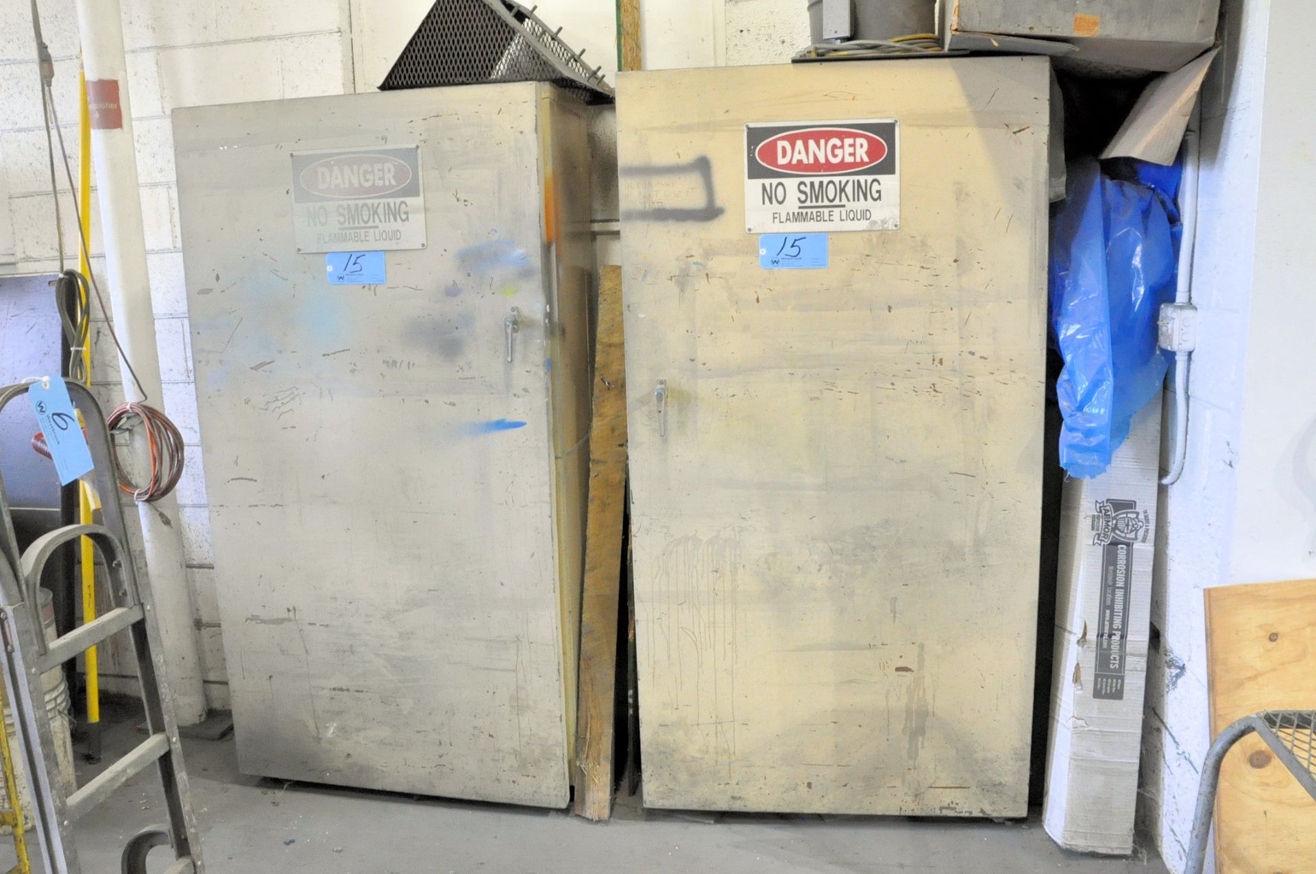 Lot-(2) Single Door Safety Cabinets
