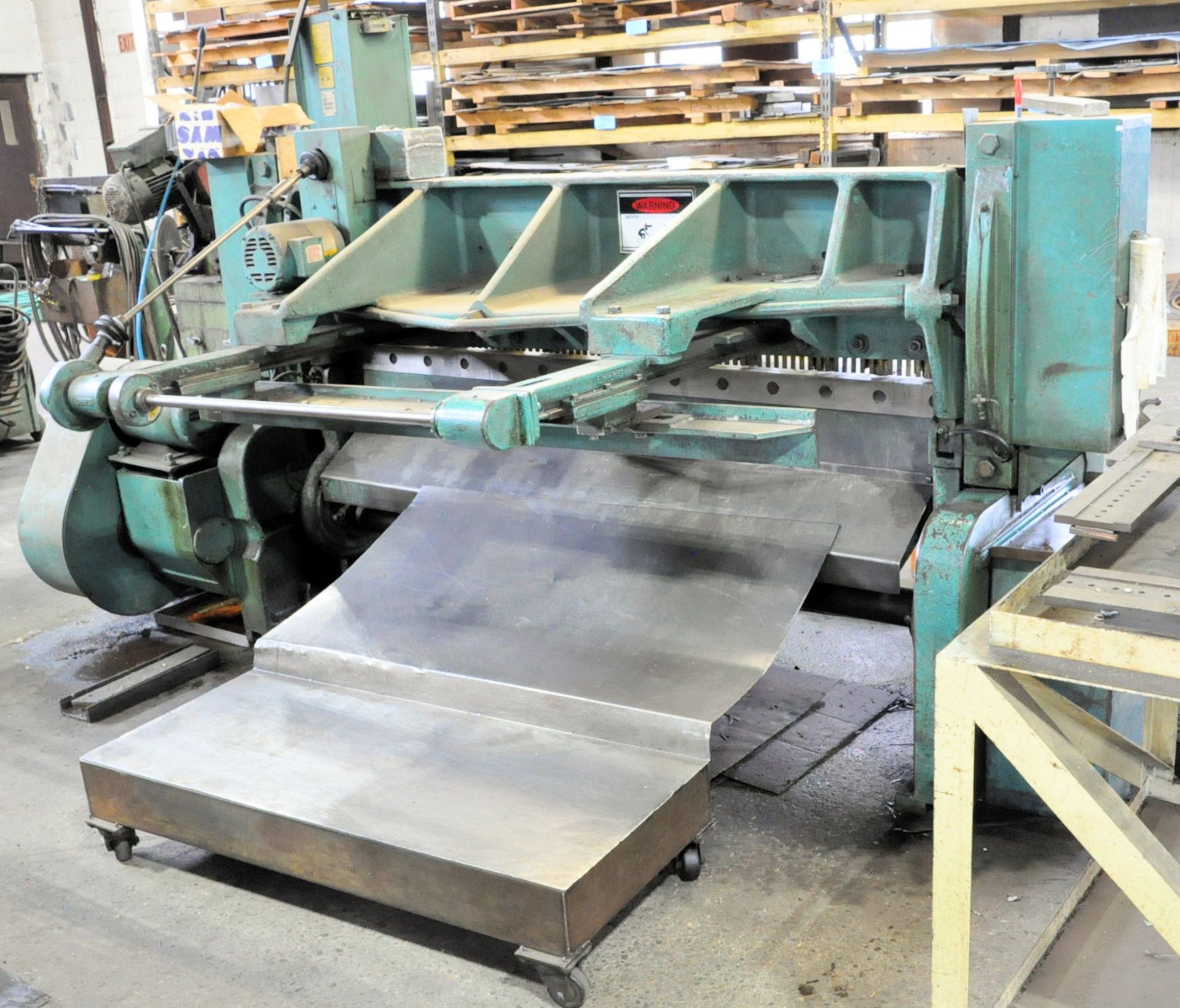 Wysong Model 772, 72" x 3/16" Capacity Power Squaring Shear, 24" Front Operated Powered Backgauge - Image 6 of 13