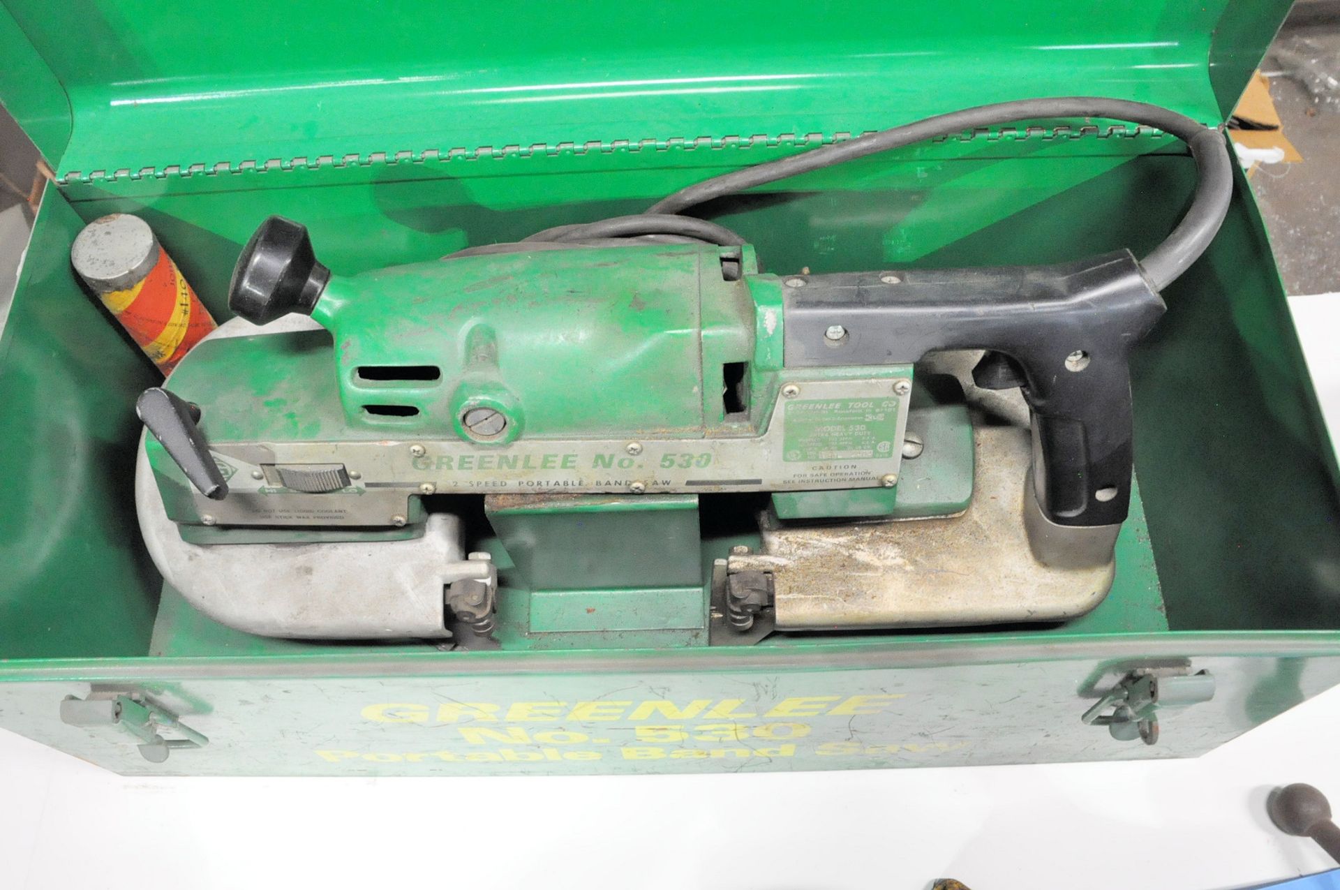 Greenlee No. 530 Electric Portable Band Saw with Case - Image 2 of 3