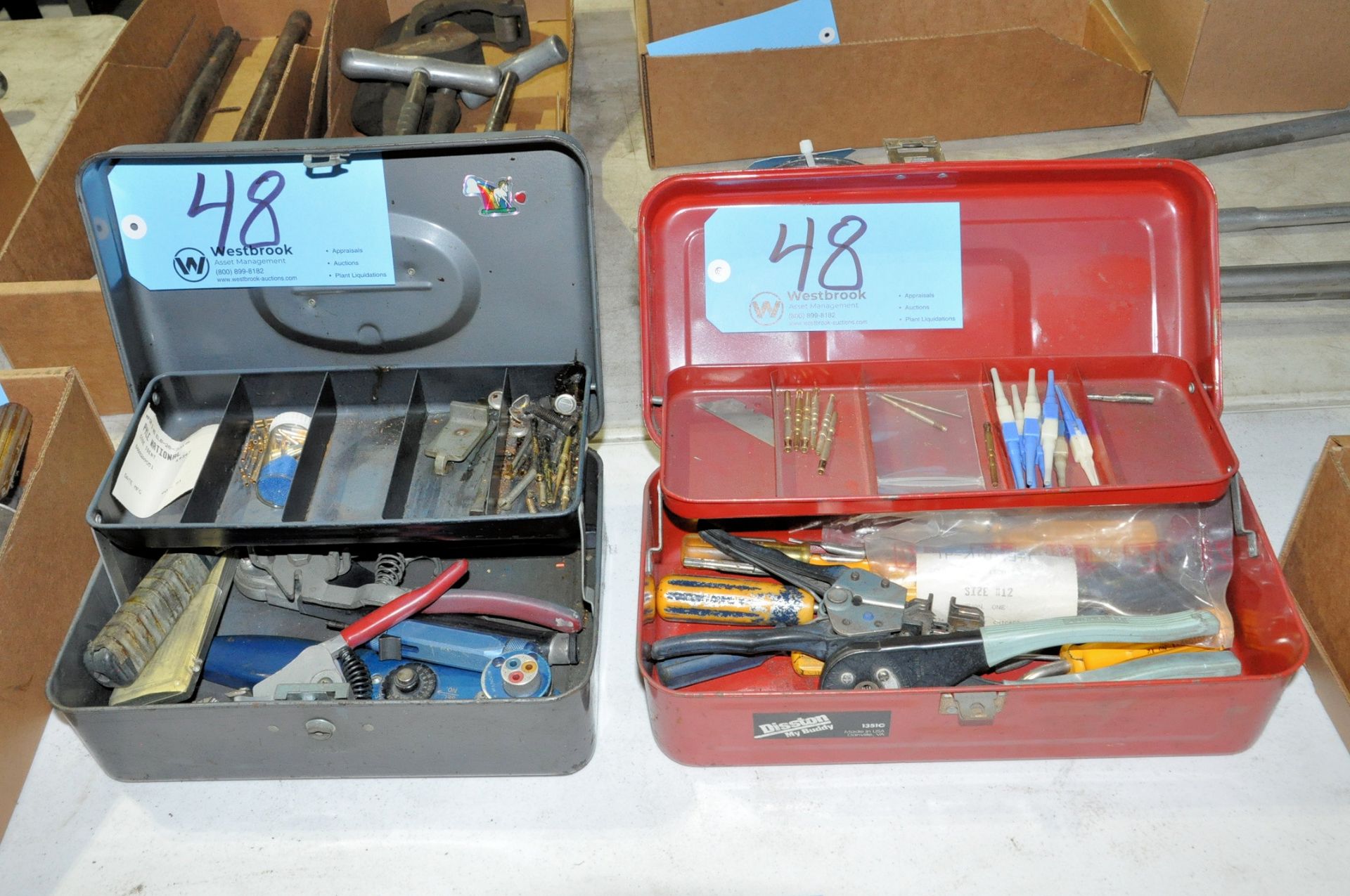 Lot-Hack Saws, Wood Saw, Knives and (2) Service Kits